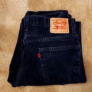 Levi's 550 34x34, black denim